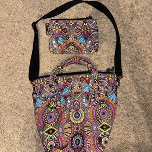 Colorful Patterned Women's Bag Set